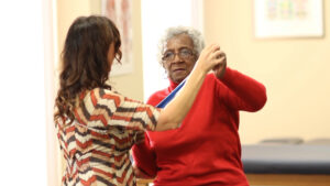 Men and Women's Health cara with patient