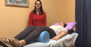 Breathing to relax the pelvic floor