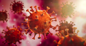 corona virus particles