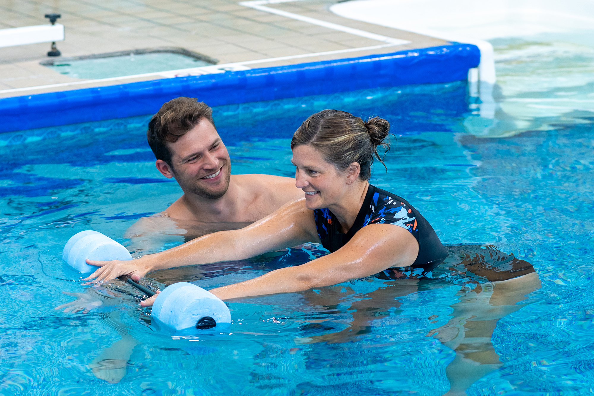 Warm water aquatic therapy provided by Aquacare