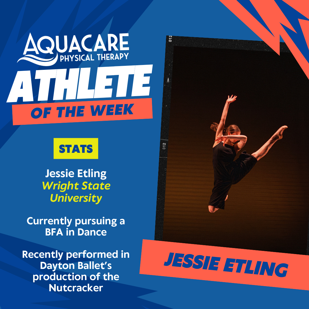 a flyer for a performance of athlete of the week